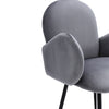 1/2 Pcs Armchairs Dining Chairs with Arms Paded Seat Chairs Kitchen Home Office