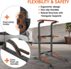 Power Tower Pull Up Dip Station Adjustable Home Gym Strength Training Fitness