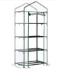 4 Tiers Mini Portable Greenhouse Compact Plant Grow Shed potting 46-3-3