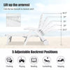 Recliner Beach Chair Bed Sun Lounger Garden Patio Outdoor Folding Reclining Seat