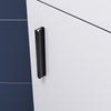 Modern Corner Bathroom Vanity Unit 560mm White Gloss Sink Basin Storage Cabinet