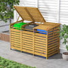 Triple Wheelie 3 Bin Storage Wooden Store Cover Garden for 240L Dustbin Storage