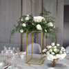 Gold Geometric Flower Stand 40/60/80/100cm Metal Rack Decor Wedding Centerpiece
