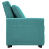 2 Seater Sofa Bed, Convertible Pull Out Sofa Bed with Adjustable Backrest, Green