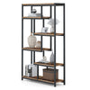 Tribesign 5-tier Open Etagere Bookcase w/ Multi-function Storage for Home&Office