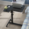 Mobile Over Bed Chair Table Overbed Height Adjustable Laptop Tray Stand PC Desk