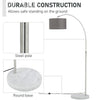 Metal Floor Lamp 131-186cm Bright Standing Lamp for Living Rooms Reading Lamp