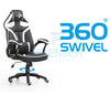 OFFICE CHAIR ADJUSTABLE ERGONOMIC RACING GAMING SWIVEL PU LEATHER DESK COMPUTER
