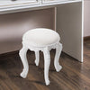 Dressing Table Stool 44x30x30 Vanity Chair Makeup Seat Baroque Piano Chair White