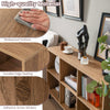 Wooden Storage Bookcase 6 Cube Bookshelf Home Office Display Rack-Natural