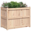 Garden Planter Box - Solid Pine Wood Flower Pot - for Patio and Balcony M4K6