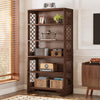 6-Tier Vintage Modern Bookshelf Bookcase, 70.8" Tall Storage Rack for LivingRoom