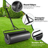 63L Metal Garden Lawn Roller Water Sand Filled Drum Grass Roller Tow Behind