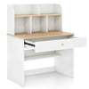 Home School Students Learning Workstation Study Desk with Storage
