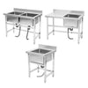 Commercial Sink Stainless Steel Catering Kitchen Single/Double Bowl Unit Drainer