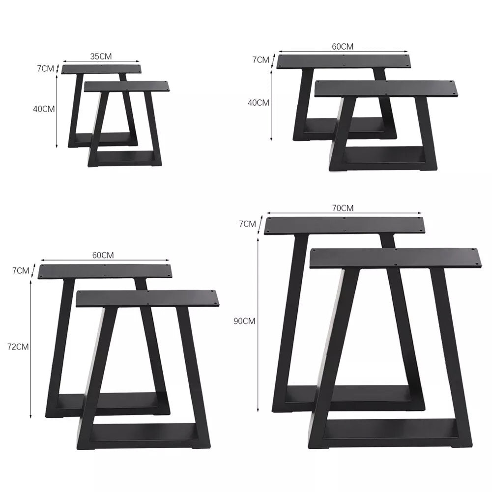 Industrial Metal Table Legs Dining Bench Coffee Desk Furniture Stand X Frame