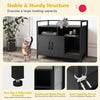 Cat Litter Box Enclosure Hidden Cat Washroom-Coffee SVE10236DKPV