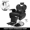 Luxus Heavy Duty Barber Chair Hair Beauty Salon Spa Equipment Recline 360 Swivel
