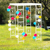 French Style Garden Arch Arbor Trellis Wedding Lawn Metal Gazebo Pergola Pavilio