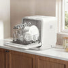 Table Top Dishwasher Mini Tabletop Dishwasher 6L Built-in Water Tank