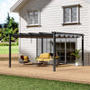 Garden Pergola Awning Gazebo Outdoor Canopy Furniture Party Barbecue Shelter