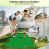 Golf Putting Green Mat 5 x 10 FT Professional Golf Practice Mat-Green