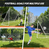 2025New Soccer Goal 12x6ft with Net/Straps Anchor for Training Backyard Practice