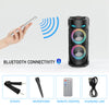 Bluetooth Party Speaker Heavy Bass Stereo Subwoofer Party RGB Karaoke Speaker UK