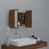 Gecheer Bathroom Mirror Cabinet, Bathroom Storage Shelf with Mirror and Y5Q3