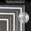 Diamond LED Lighted Makeup Mirror Hollywood Vanity Cosmetic Mirror USB Charging