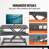 VEVOR Stand Up Desk Converter Standing Sit Desk Workstation Adjustable Height
