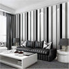 3D Bold Stripe Wallpaper Black White Contrasting Wall Decoration Living Room Art