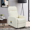 Recliner Chair 6 Points Massage Heating Sofa PU Upholstered Armchair Living Room