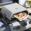 Modern Indoor Outdoor Portable Pizza Oven Black/Stainless Steel BBQ Stone Base