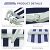 Garden Patio Manual Awning Canopy Shelter Outdoor Sun Shade Retractable