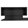 COFFEE TABLE WITH LED LIGHT, HIGH-GLOSS BLACK WITH DRAWER LIVING ROOM FURNITURE