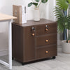 3/5 Drawer Mobile Filing Cabinets Printer Stand Pedestal Lockable Office Cabinet