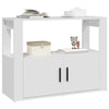 Gecheer Sideboard Buffet Cabinet White 80x30x60 Engineered Wood Side O6C4