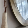 Classic Oval Baroque Gold Frame Wall Mirror Aesthetic Accent Mirror Bedroom Hall