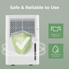 12L/D Portable Home Dehumidifier Quiet Electric Dehumidifier with 24H Timer