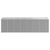 LAPOOH Garden Shed Grey 191x640x198 Galvanised Steel,Garden Storage Shed, N8S1