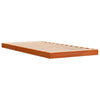 Bed Frame Wax Brown 90x190 Solid Wood Pine U7H6