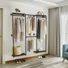 Industrial Pipe Clothing Rack Retail Checkroom Dance Studio Garment Clothes Rail