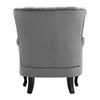 Leisure Single Sofa Armchair Modern Wing Back Chesterfield Button Accent Chair