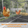 Stainless Steel Chicken Coop Poultry Duck Cage Rabbit Bird Cage House with Cover