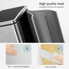 30L/45L/60L Dual Step Stainless Steel Double Bucket Trash Can Rubbish Pedal Bin