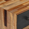 ShCuShan Bedside Cabinet 47x31.5x60 Solid Wood Teak,Bedside Tables Bedside U2E0