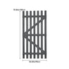 Privacy Wooden Garden Gate Pedestrian Fence Gate Porch Decorative Fence Panel