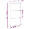 Shoe Cabinet, Shoe Storage Shelf for Hallway Living Room, Shoe Rack Holder F5H1