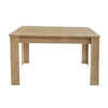 DINING TABLE RECTANGULAR KITCHEN DINING ROOM 4 SEATERS 116X65X75 CM TABLE OAK